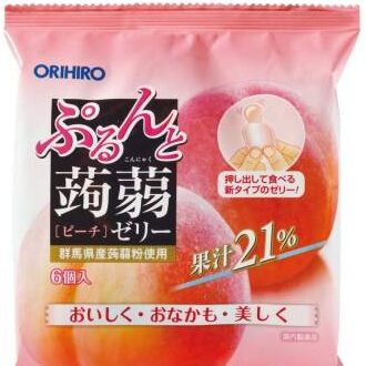 Orihiro - 果汁蒟蒻果冻 (水蜜桃味)